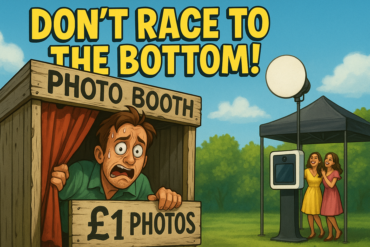 Dont race to the bottom - Photobooth Business